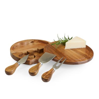 Toscana&reg; by Acacia Brie Cheese Cutting Board & Tools Set