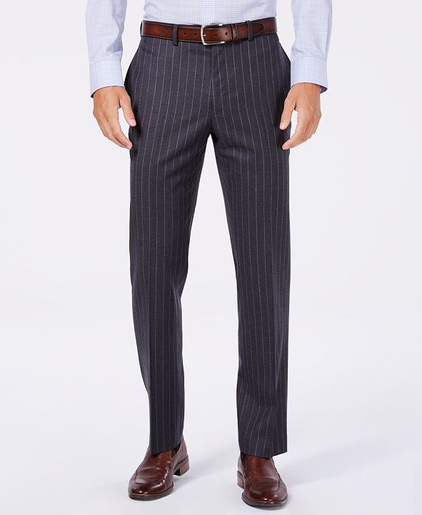 Ralph Lauren Mens Classic Fit Ultraflex Stretch Stripe Suit Separate Jacket Gray Size 42