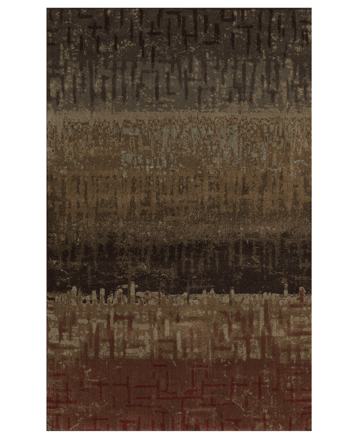 Closeout! D Style Mosaic Liza Canyon 5'3in x 7'7in Area Rug - Canyon