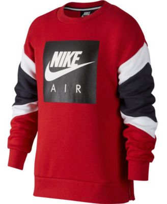 Boys Air-Print Colorblocked Sweatshirt 