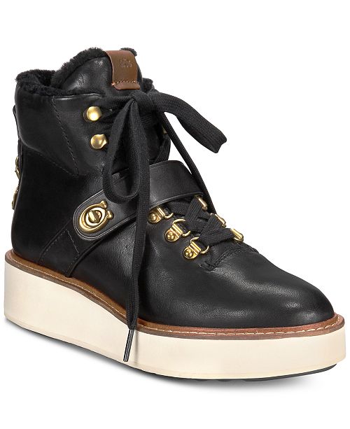 Coach Urban Signature Hiker Boots Reviews Boots Booties