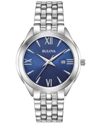 Bulova - Men's Stainless Steel Bracelet Watch 42mm