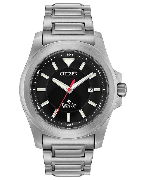 Eco Drive Men S Promaster Tough Stainless Steel Bracelet Watch 42mm