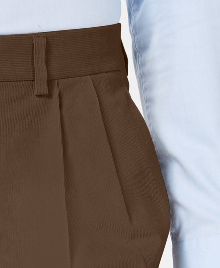 reverse pleated pants