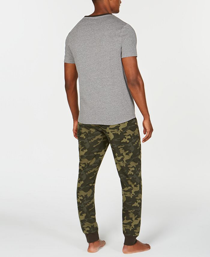 Bar III Men's Camo Pajama Set, Created for Macy's Macy's