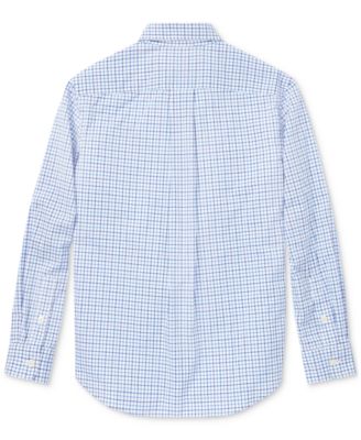 Big Boys Plaid Cotton Poplin Shirt