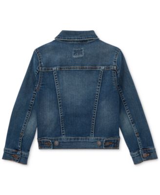 Toddler and Little Girls Denim Trucker Jacket