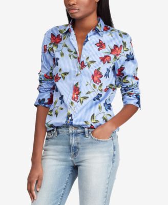 Lauren Ralph Lauren - Floral-Print Cotton Shirt