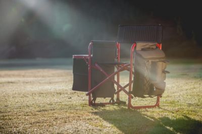 by Picnic Time Red Fusion Backpack Chair with Cooler