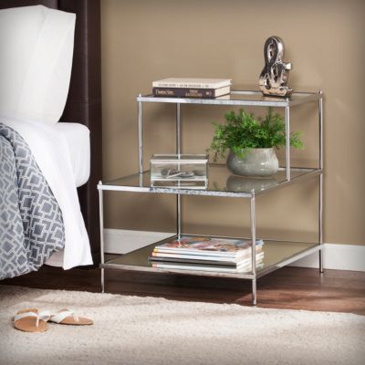 Knox Glam Mirrored Accent Table