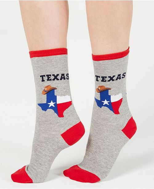 Hot Sox Women's Texas Fashion Crew Socks & Reviews Handbags