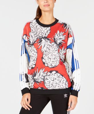 adidas print sweatshirt