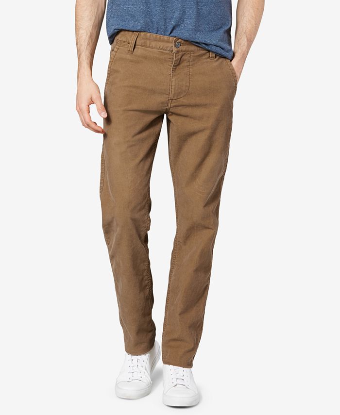 Men's Slim Tapered Fit Khaki Corduroy Stretch Pants & Reviews - Pants Men Macy's