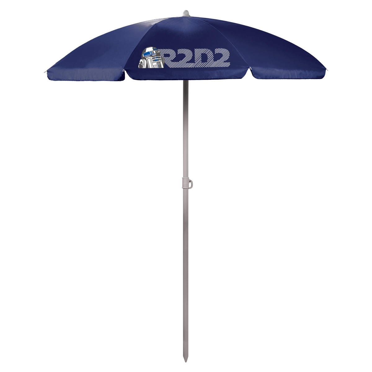 R2D2 Logo Portable Beach Umbrella - Navy