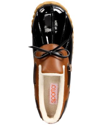 duck boot patty loafers