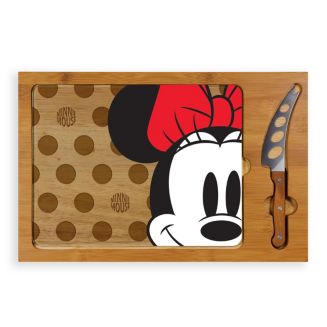 Disney Minnie Mouse Glass Top Serving Tray and Knife Set - Macy's