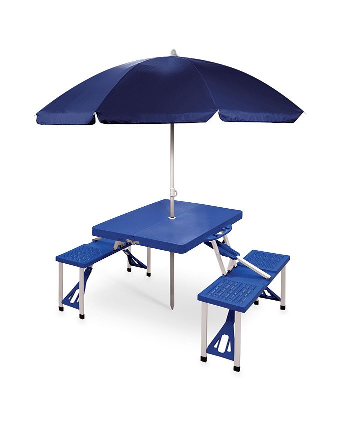 Picnic Time Oniva™ by Picnic Table Portable Folding Table with Seats