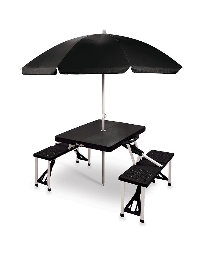Oniva by Picnic Time Picnic Table Portable Folding Table with Seats
