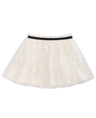 First Impressions Toddler Girls Velvet-Trim Glitter Tulle Skirt ...
