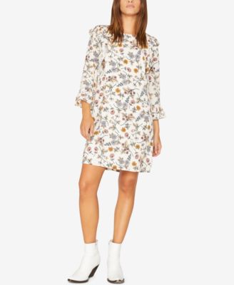 Sanctuary - Autumn Symphony Ruffled Printed Dress