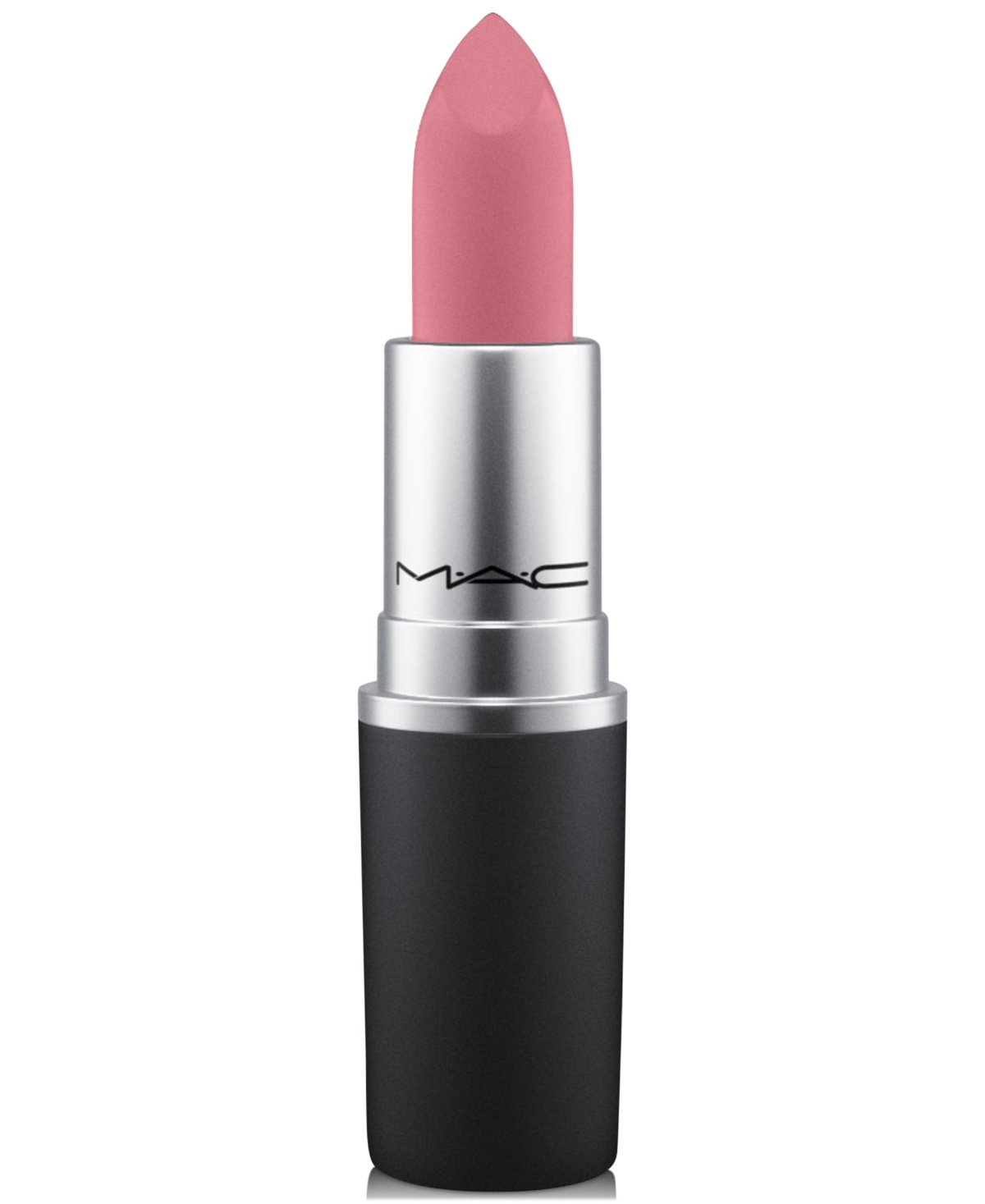 Mac Powder Kiss Lipstick In Sultriness (baby Blue Pink)