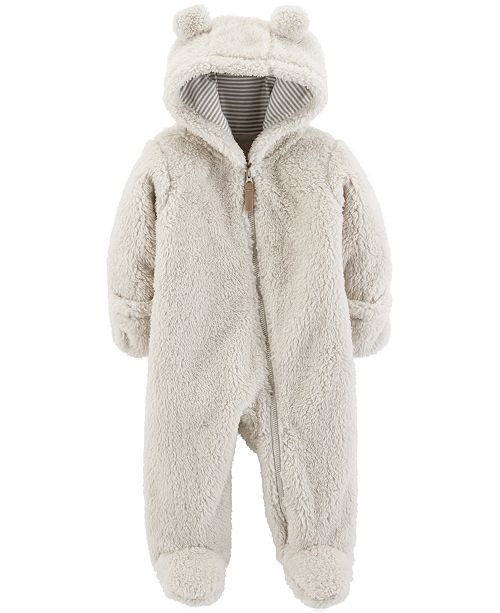 Carter S Baby Boys Or Girls Footed Fleece Pram Reviews Coats