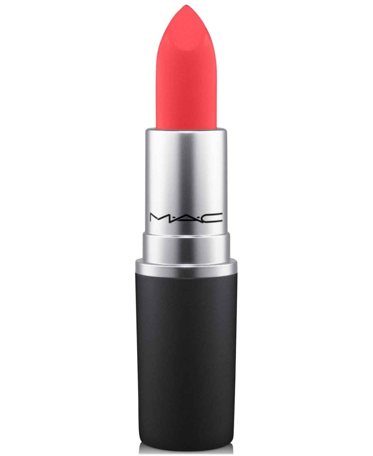 Mac Powder Kiss Lipstick In Mandarin O (bright Creamy Salmon Pink)