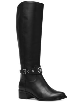 Michael Kors Heather Wide Calf Riding Boots - Boots - Shoes - Macy&#39;s
