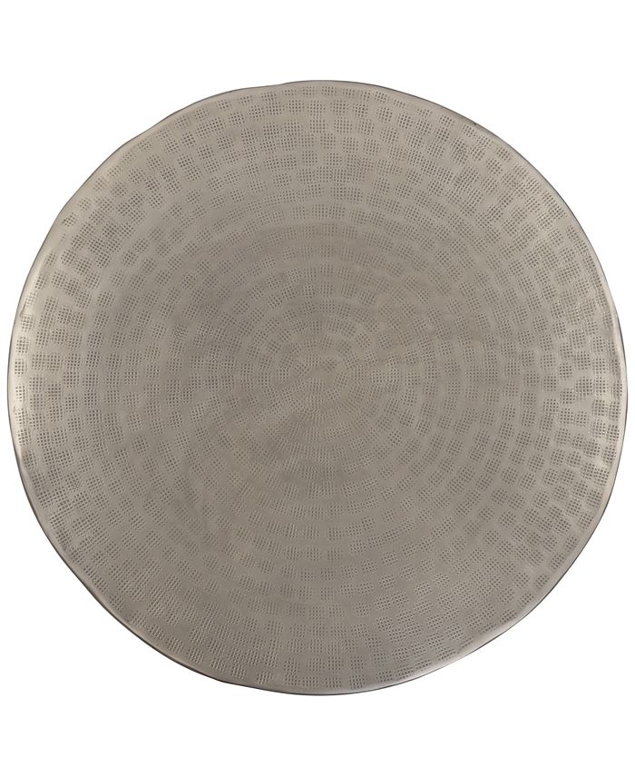 Furniture Nova Metal Drum End Table & Reviews Furniture Macy's