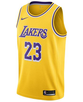 Nike - Men - LeBron James Los Angeles Lakers Shirt - Yellow - Nohble