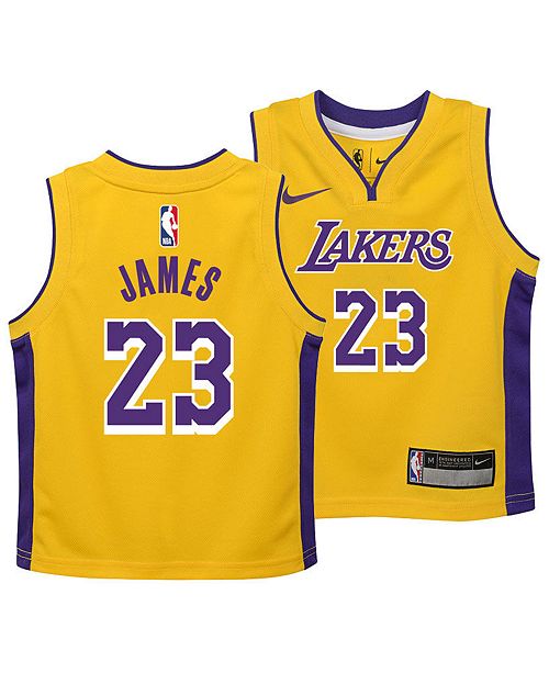 Nike Lebron James Los Angeles Lakers Icon Replica Jersey Little Boys 4 7 Reviews Sports Fan Shop By Lids Men Macy S