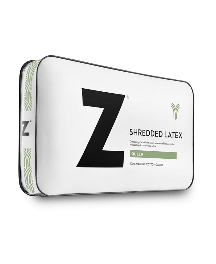 Malouf Z Shredded Latex King Pillow with Rayon from Bamboo Cover Macy's