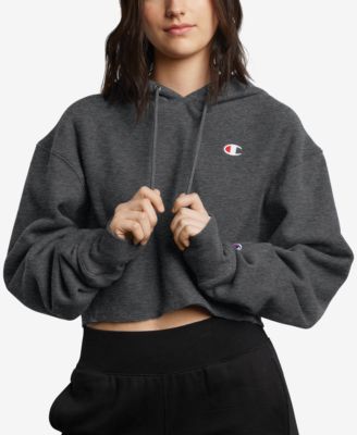 women's champion cropped hoodie