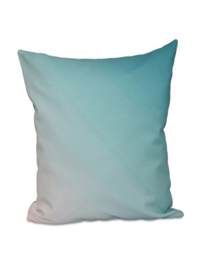 E By Design 16 Inch Aqua Decorative Ombre Throw Pillow In Pink
