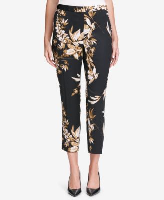 calvin klein floral pants