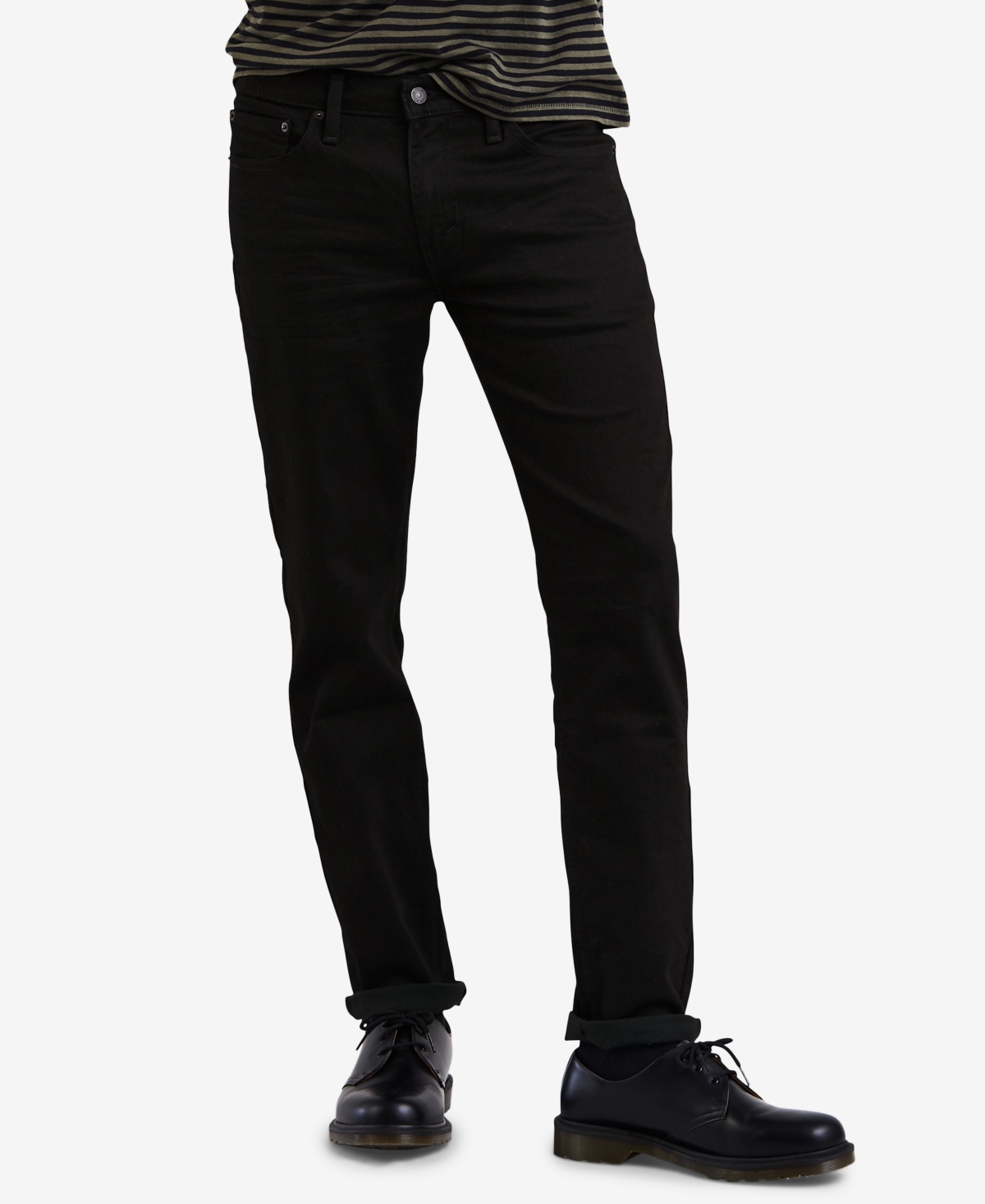 Levi's Men's 511 Slim Fit Jeans In Black D Washed