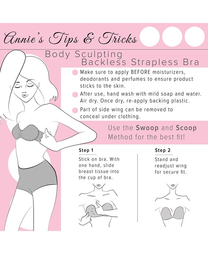 Fashion Forms Body Sculpting Strapless Backless Bra MC535 Macy's