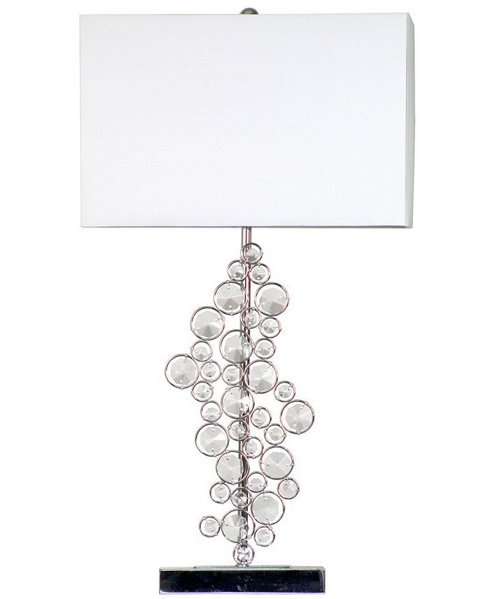 All The Rages - Prismatic Crystal Sequin and Chrome Table Lamp