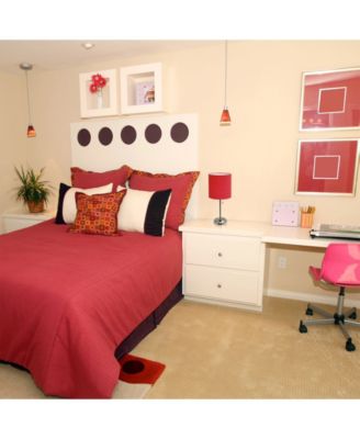 Lime Lights Stick Lamp with Charging Outlet and Fabric Shade