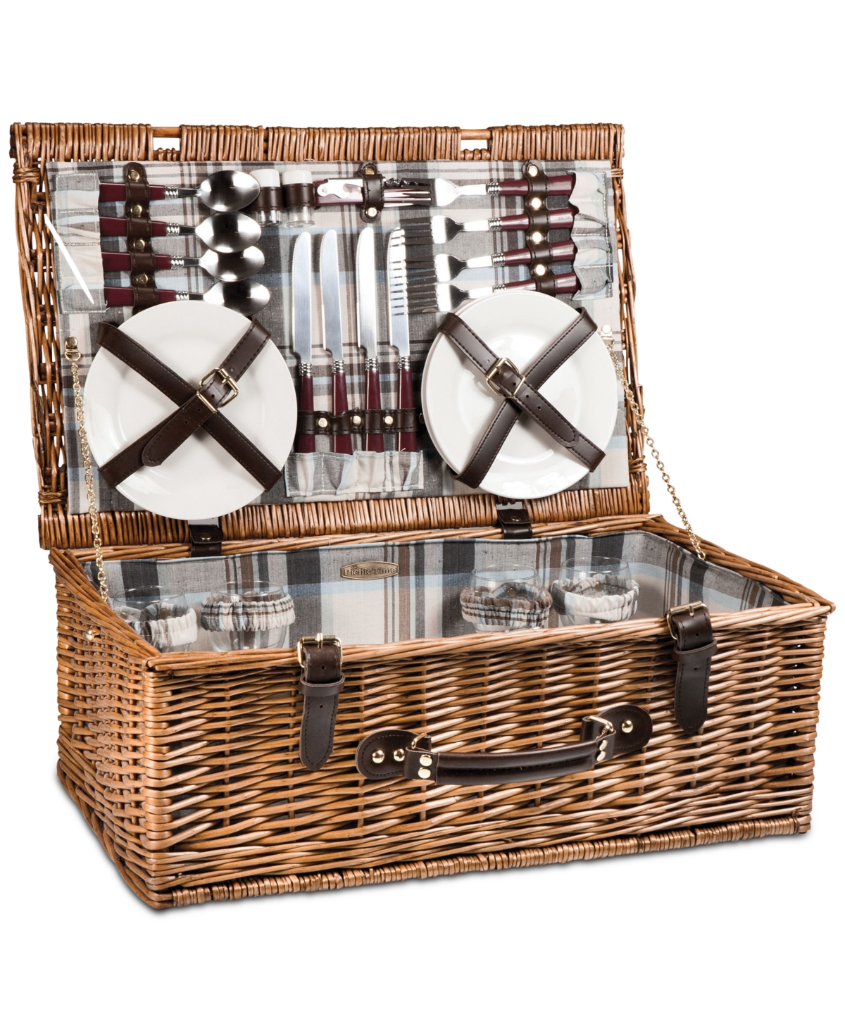 Newbury Picnic Basket - Brown
