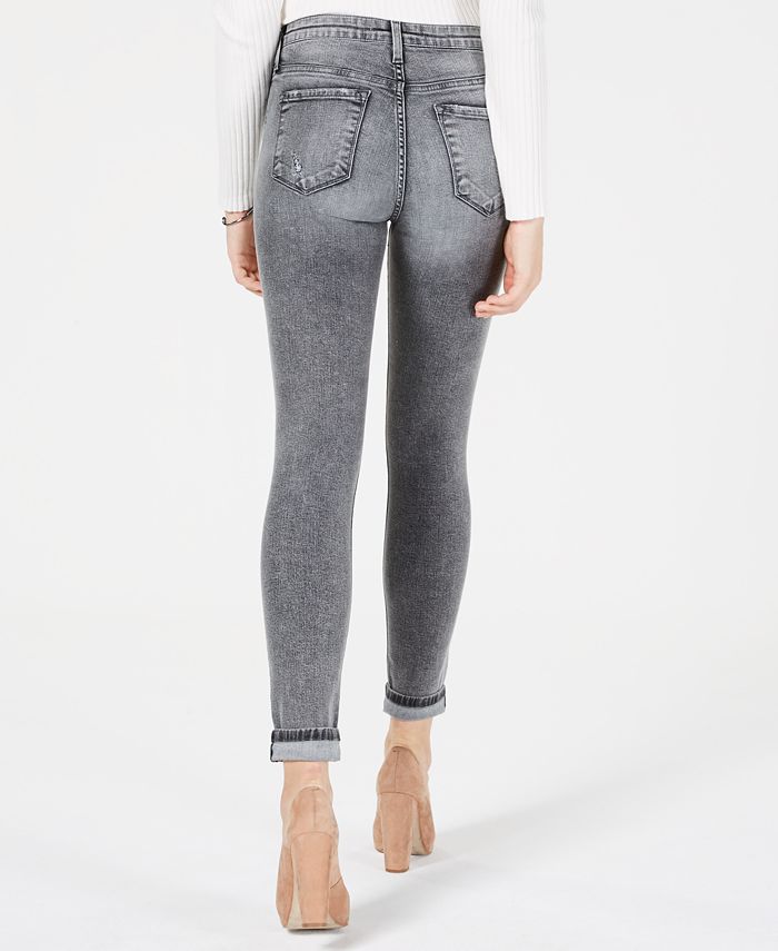 FLYING MONKEY Button-Front Rolled Skinny Jeans - Macy's