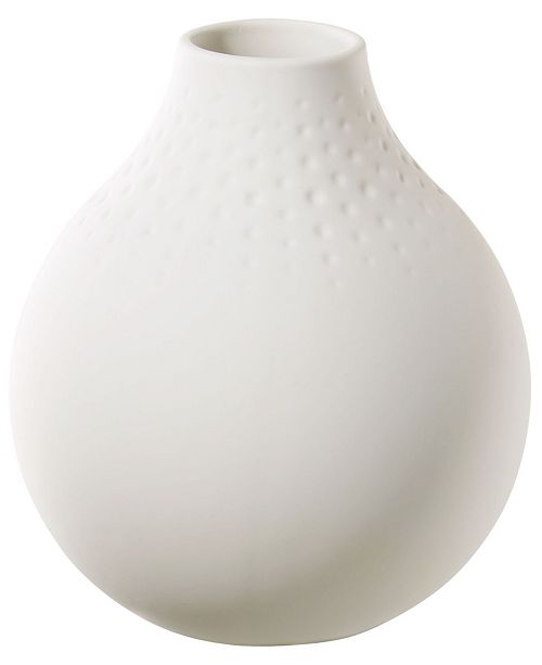 White Perle Vase No 3