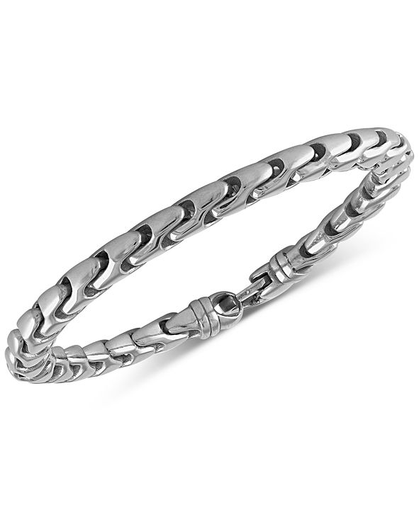 Esquire Men's Jewelry Link Bracelet in Stainless Steel