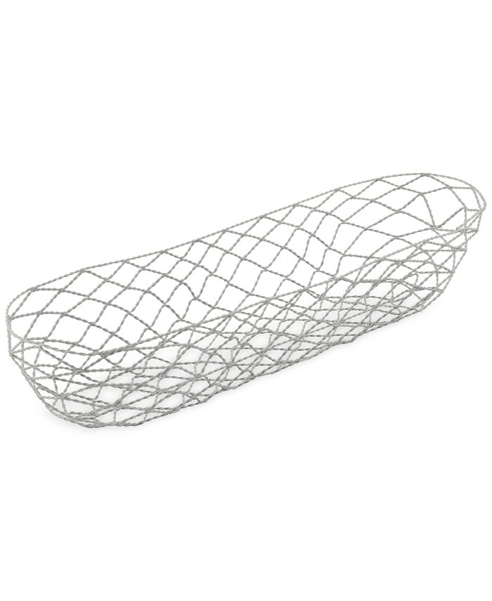 Thirstystone White Oval Wire Bread Basket Macy's