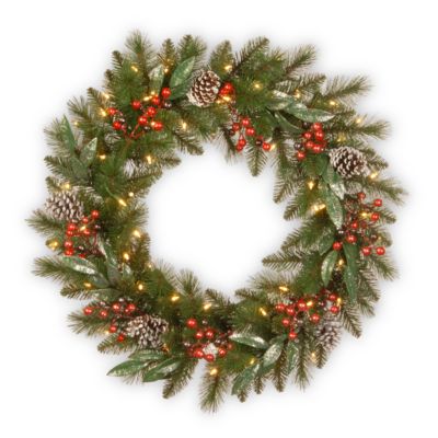 battery lights for wreaths with timer