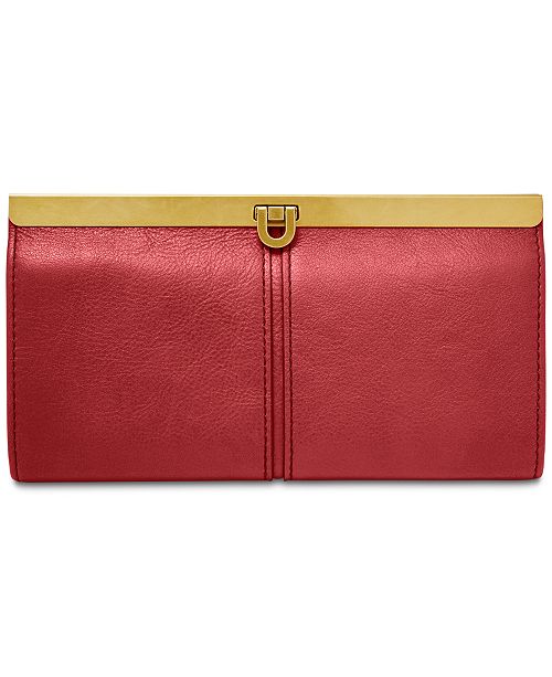 Fossil Kayla Leather Wallet & Reviews - Handbags & Accessories - Macy's