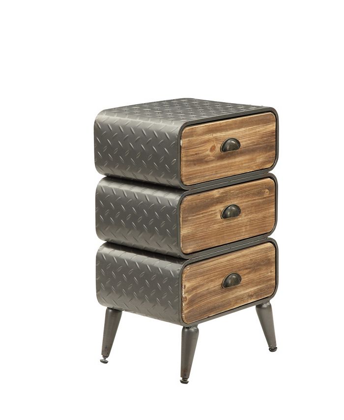 4D CONCEPTS Urban Loft 3 Rounded Drawer Chest - Macy's