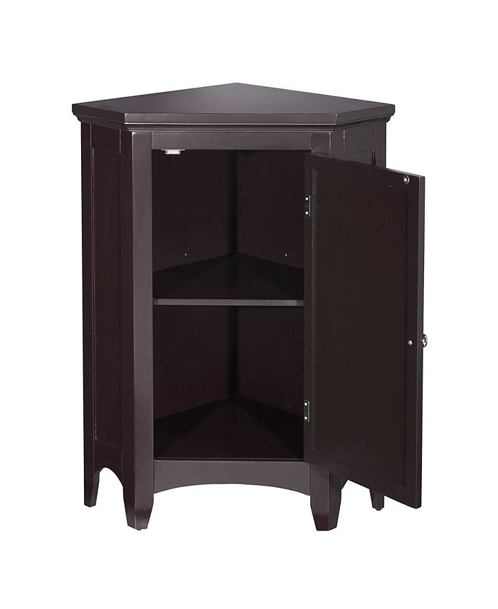 Elegant Home Fashions Slone Corner Floor with 1 Shutter Door