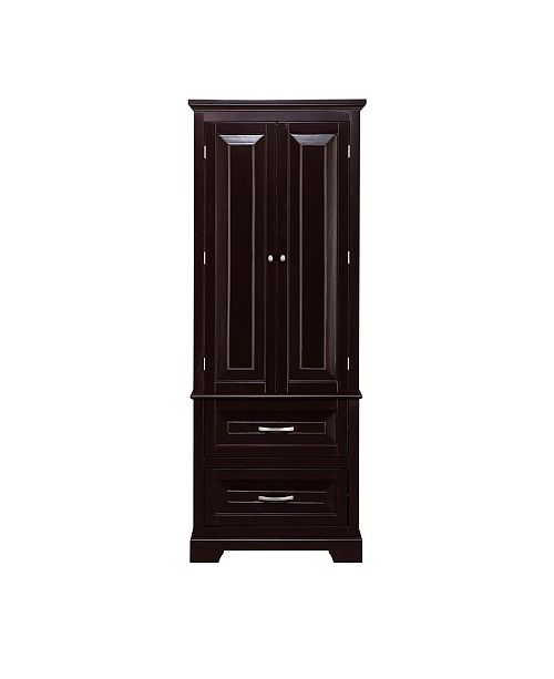 Elegant Home Fashions Alfa Linen Tower With Two Doors And Two