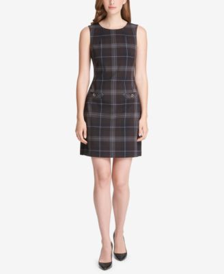 tommy hilfiger plaid dress